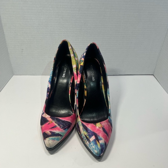 Call It Spring Multicolor Patterned Heels - Picture 2 of 6